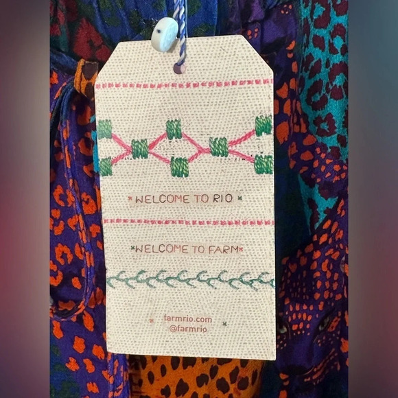 FARM RIO Anthropologie Sami Wildcat Trousers XS Elastic Waist Drawstring Baddie - Picture 8 of 16